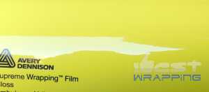 Avery dennison supreme wrapping film gloss ambulance yellow ap2310001